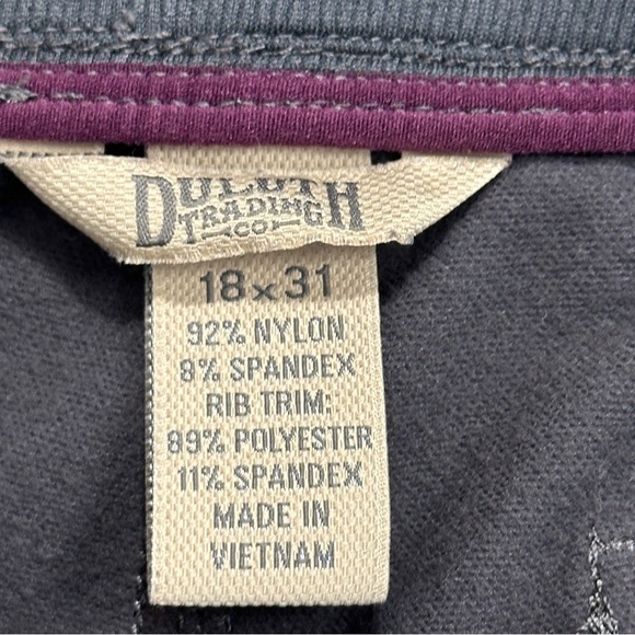 Duluth Trading women's Black Hills Water-Repellent Pants, size 18/31, lined - Picture 10 of 16